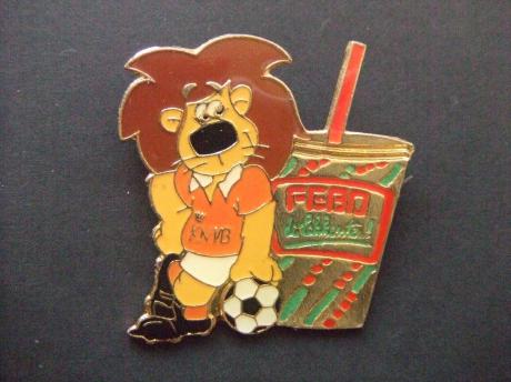 KNVB voetbalmascotte Nederlandse Leeuw sponsor FEBO